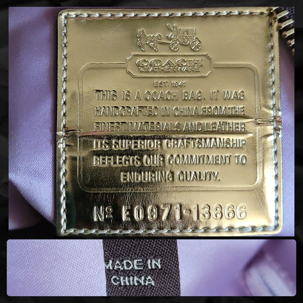 Coach 13866 Madison Large Sabrina Patchwork Leather Y2K Limited Edition NWT - Picture 13 of 16